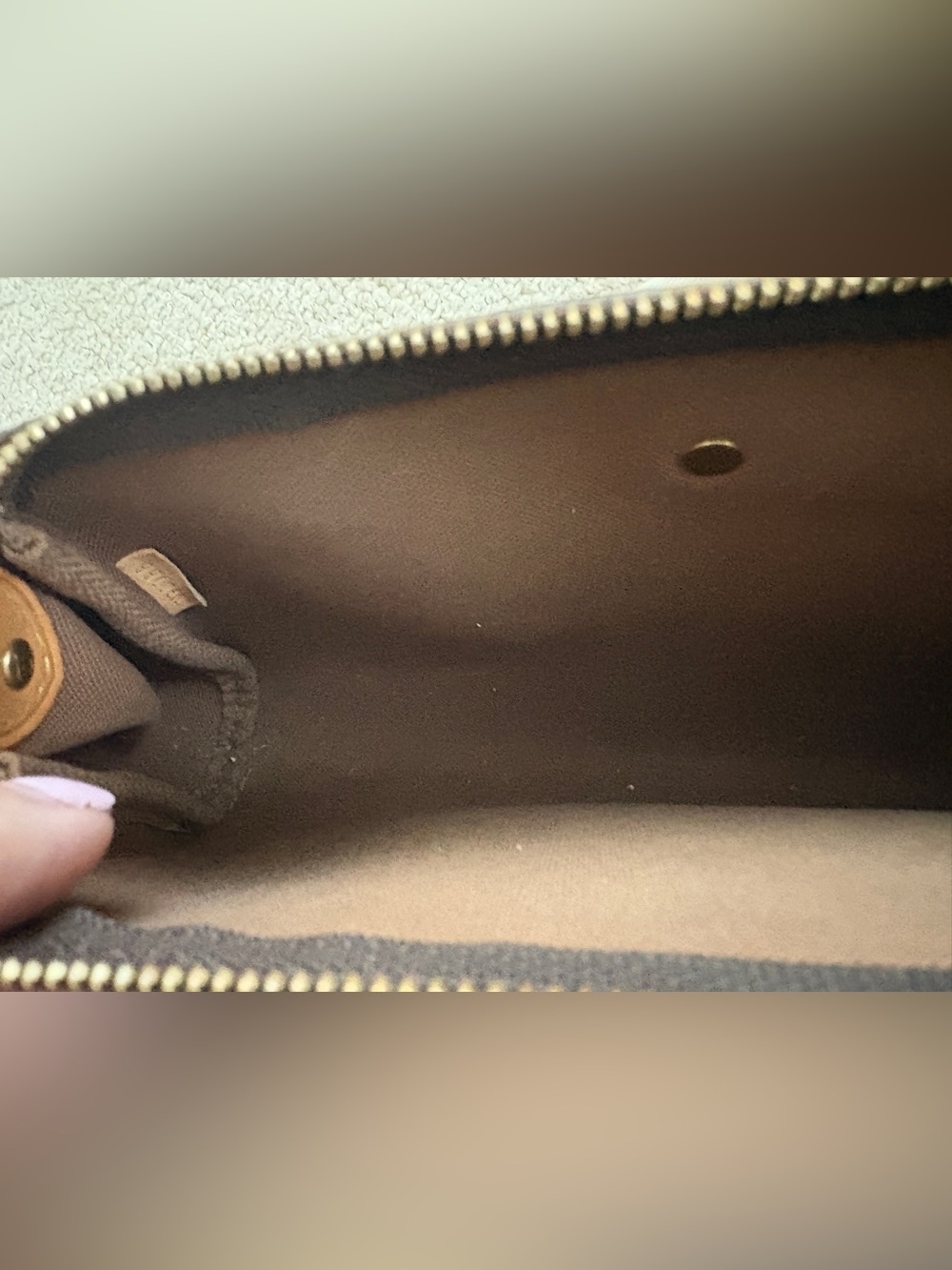 Louis Vuitton Eva Clutch Monogram Canvas Brown Gold Hardware Mini Shoulder Bag - Picture 12 of 16